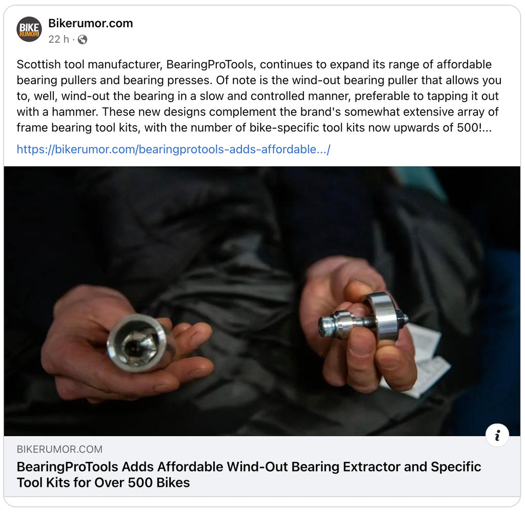 A great write up on our tools by Bike Rumour - cheers guys!